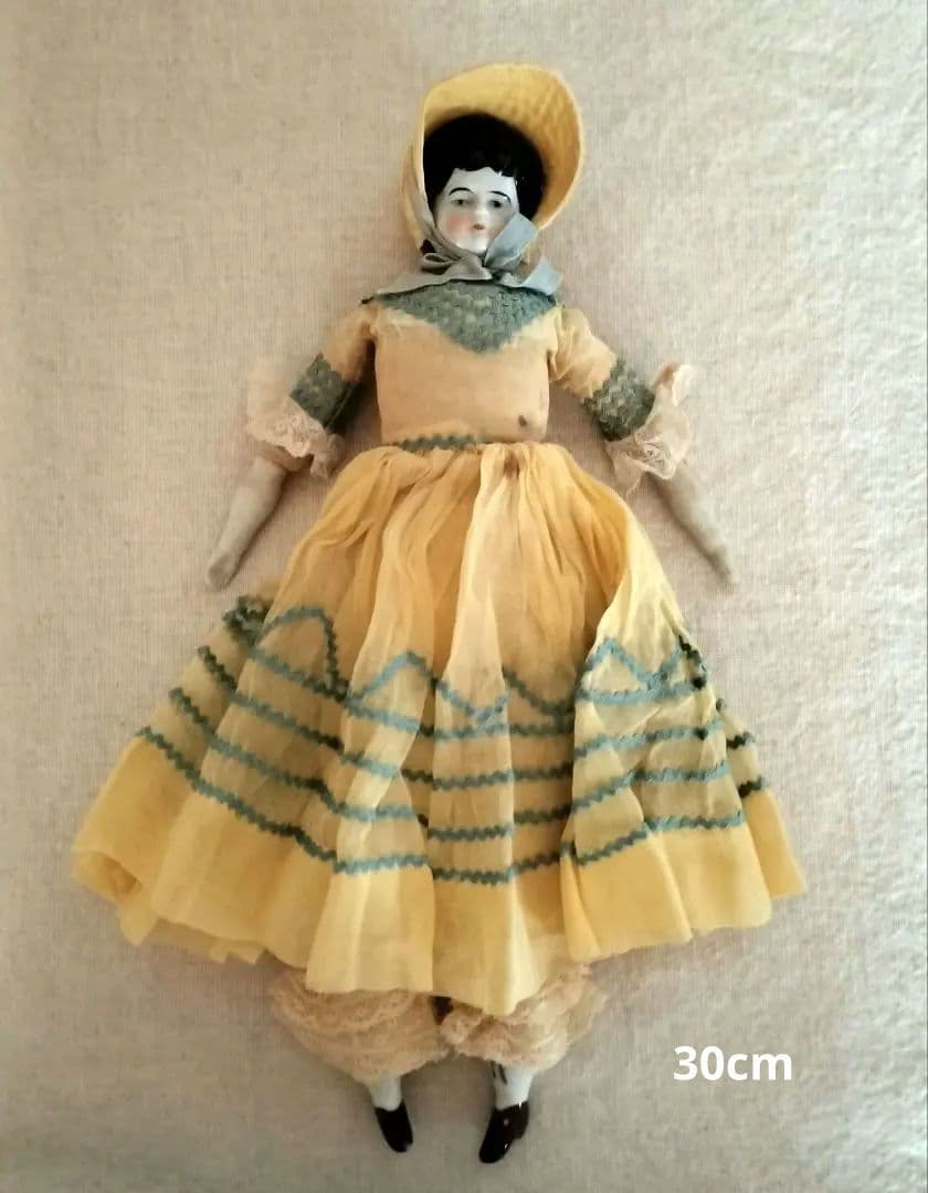 アンティーク チャイナヘッドドール ビスクドール - メルカリ