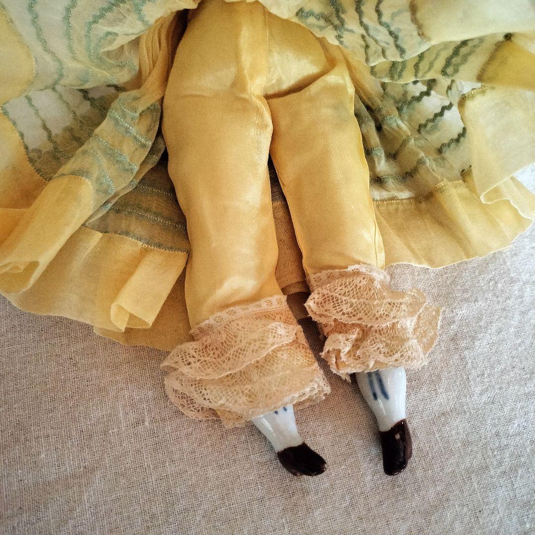 アンティーク チャイナヘッドドール ビスクドール - メルカリ