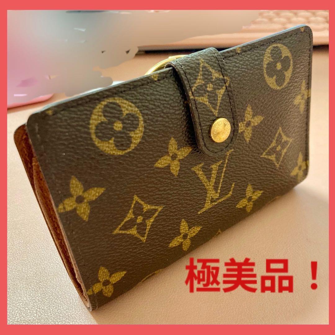 極美品！ルイヴィトンモノグラムポルトモネビエヴィエノワ二つ折り財布