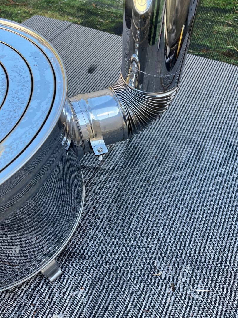 ホンマ製作所　時計型　薪ストーブ　ステンレス