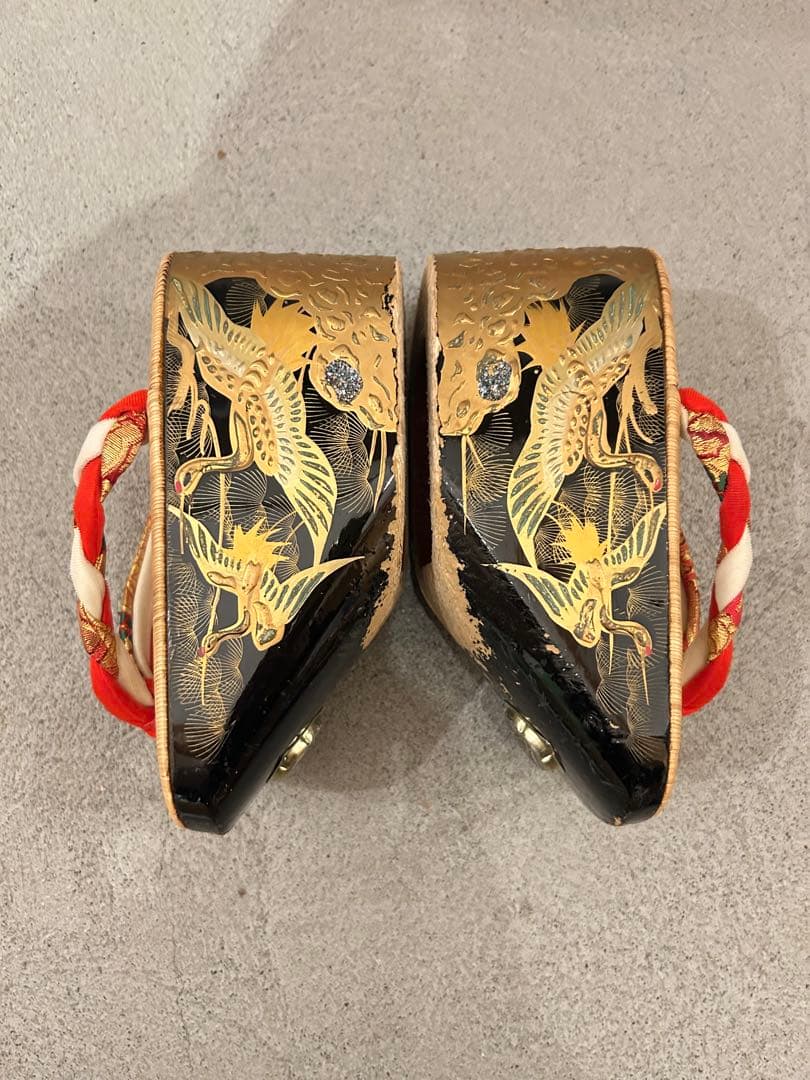 ぽっくり　下駄　草履　七五三　着物　こっぽり　おこぼ