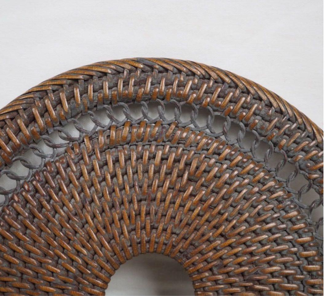 送料無料 江戸時代 瓶敷/瓶床 径14.7cm 煎茶道具｜瓶床・