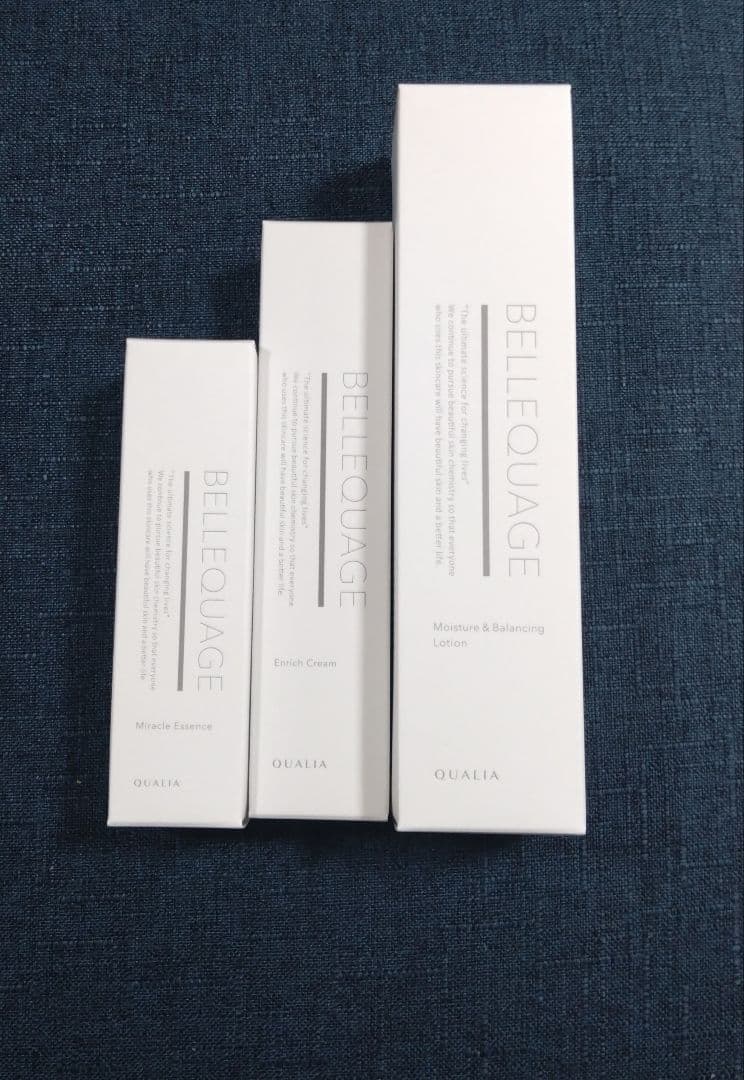 クオリア ベルクアージュ 美容液・化粧水・クリームの3点セット