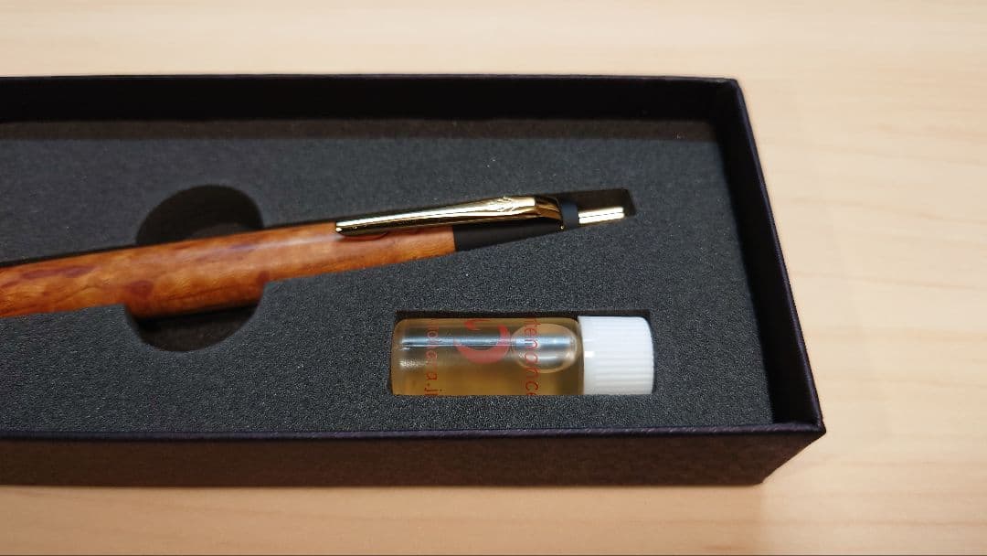 値下げ中！】野原工芸シャープペンシル限定杢バーズアイ欅 固定式金具