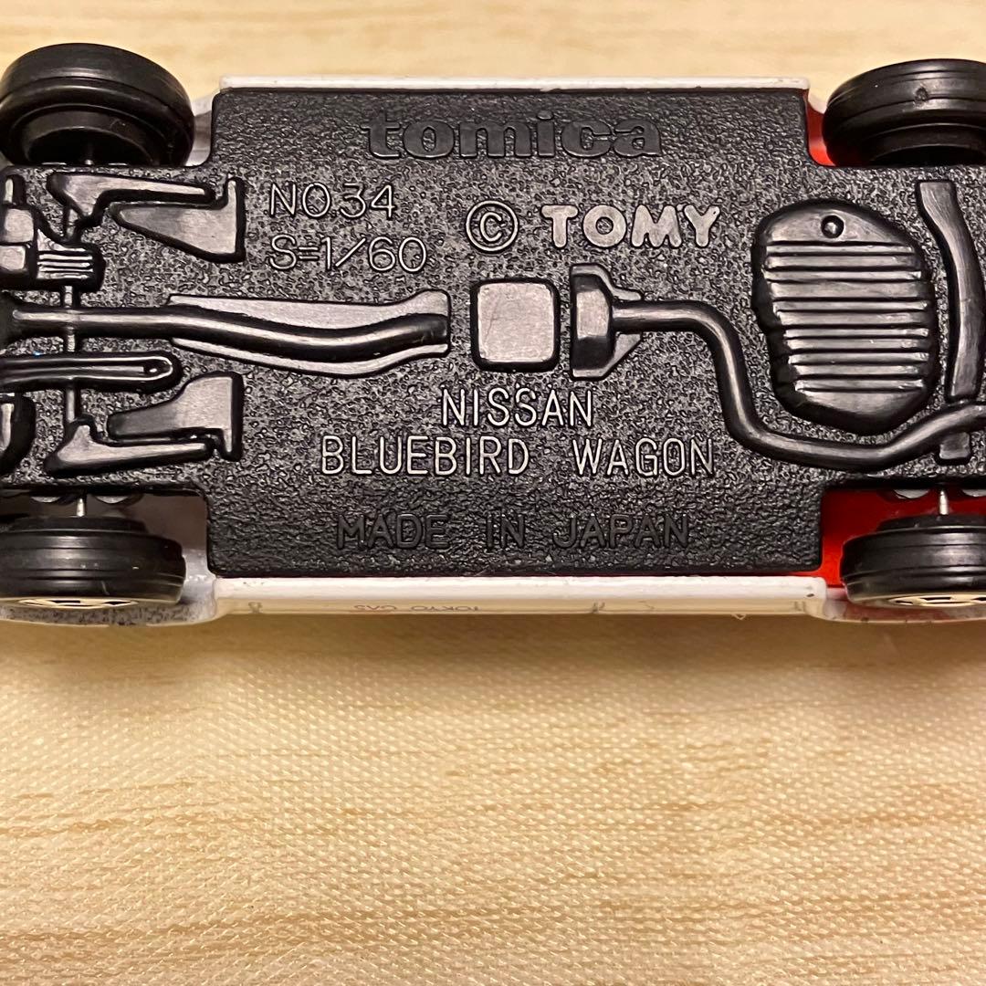 トミカ 日産 ブルーバード ワゴン NO.34 1/60 東京ガス