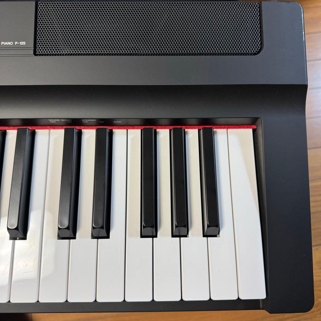 YAMAHA P-125aB 電子ピアノ 88鍵盤 ブラック Amazon | Yamaha P125 88