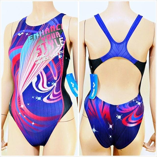 M*i様 SE3-Z31☆M 新品 アリーナ 競泳水着 ステージのように華やか