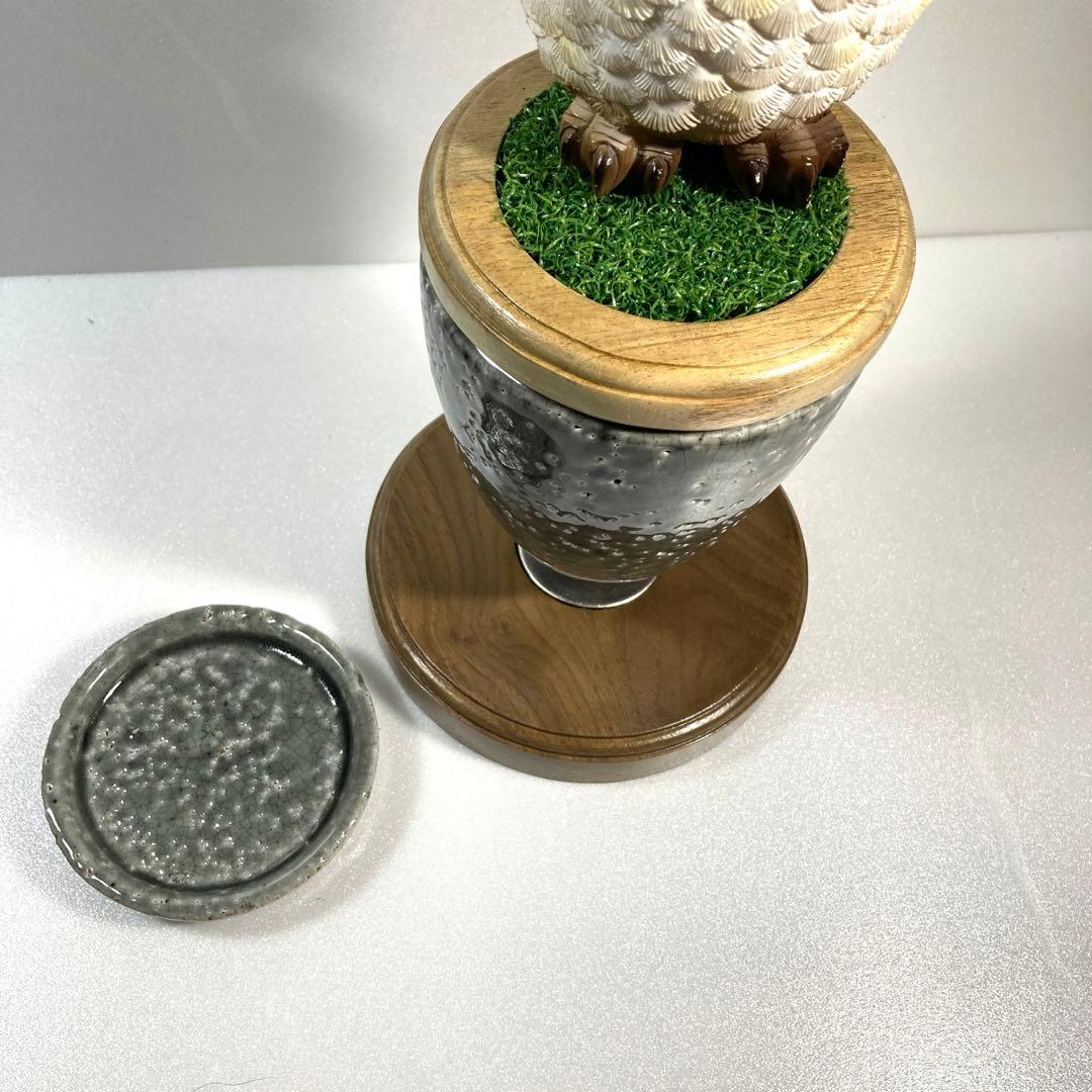 極 小型猛禽（グレー）ブロック、パーチ（卓上用）