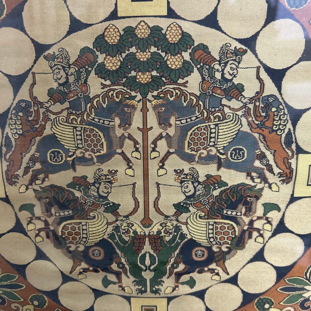 龍村平蔵 四天王狩猟紋様錦 国宝法隆寺蔵 龍村平蔵美術織物川島織物時代