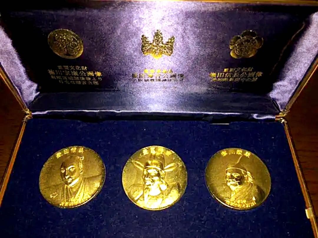 純金メッキ メダル3個