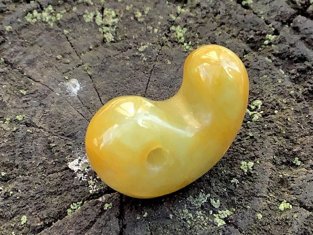 ⭕️超極上レア物 ✳一番数少ない幻の幸運の黄色‼️ 糸魚川