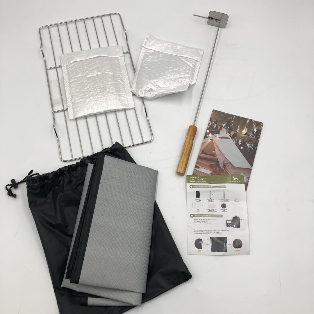 TOMOUNT 薪ストーブ キャンプ 折りたたみ/Y32105-Q2