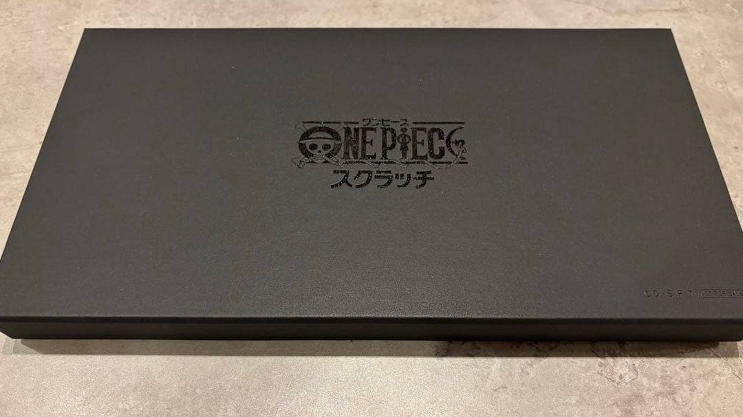 ONE PIECE スクラッチ 純金イラストプレート