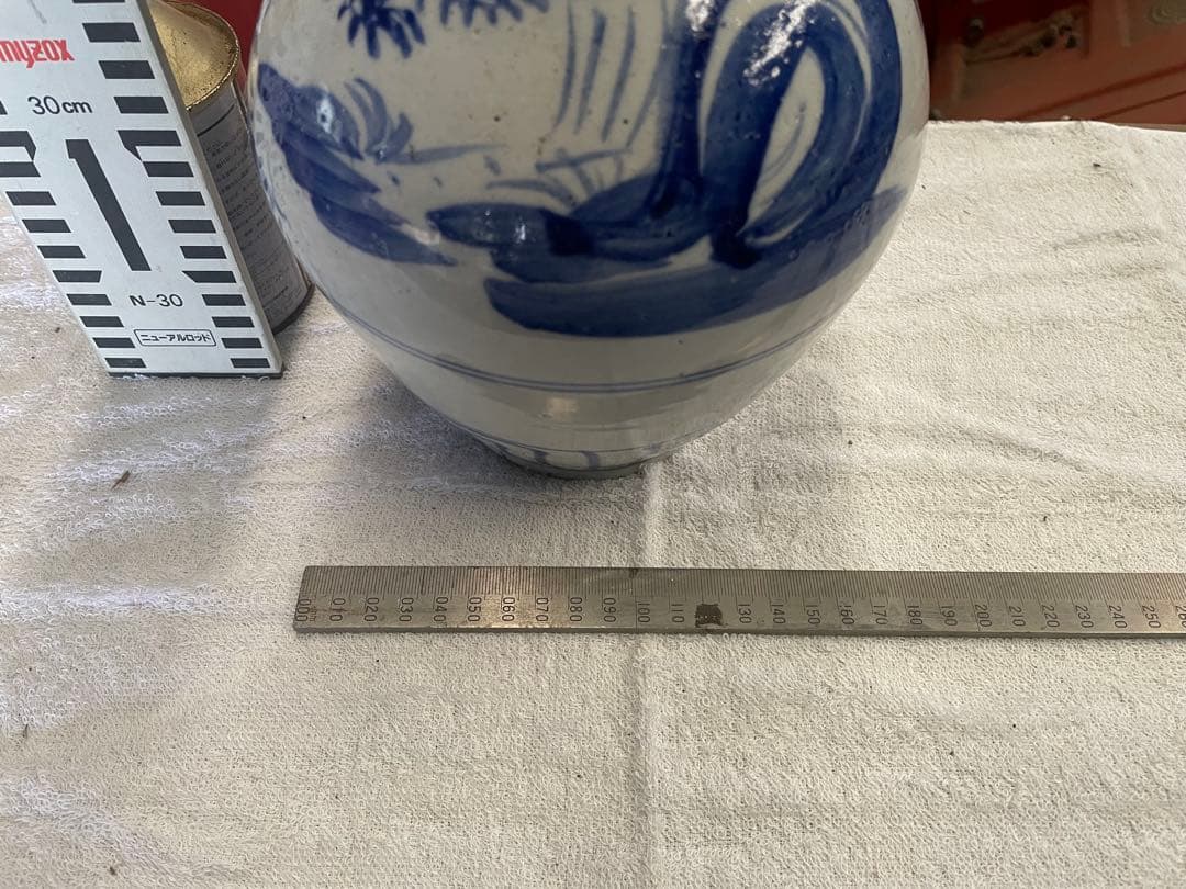 長沼焼 勢至堂焼 徳利 骨董 壺 アンティーク 28cm 陶芸品