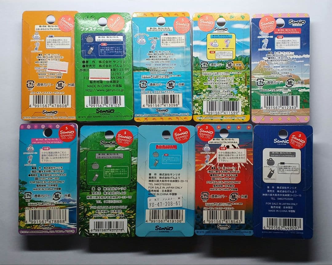 【バラ売り・他地域まとめ買い可】ハローキティ ファスナーマスコット 静岡限定