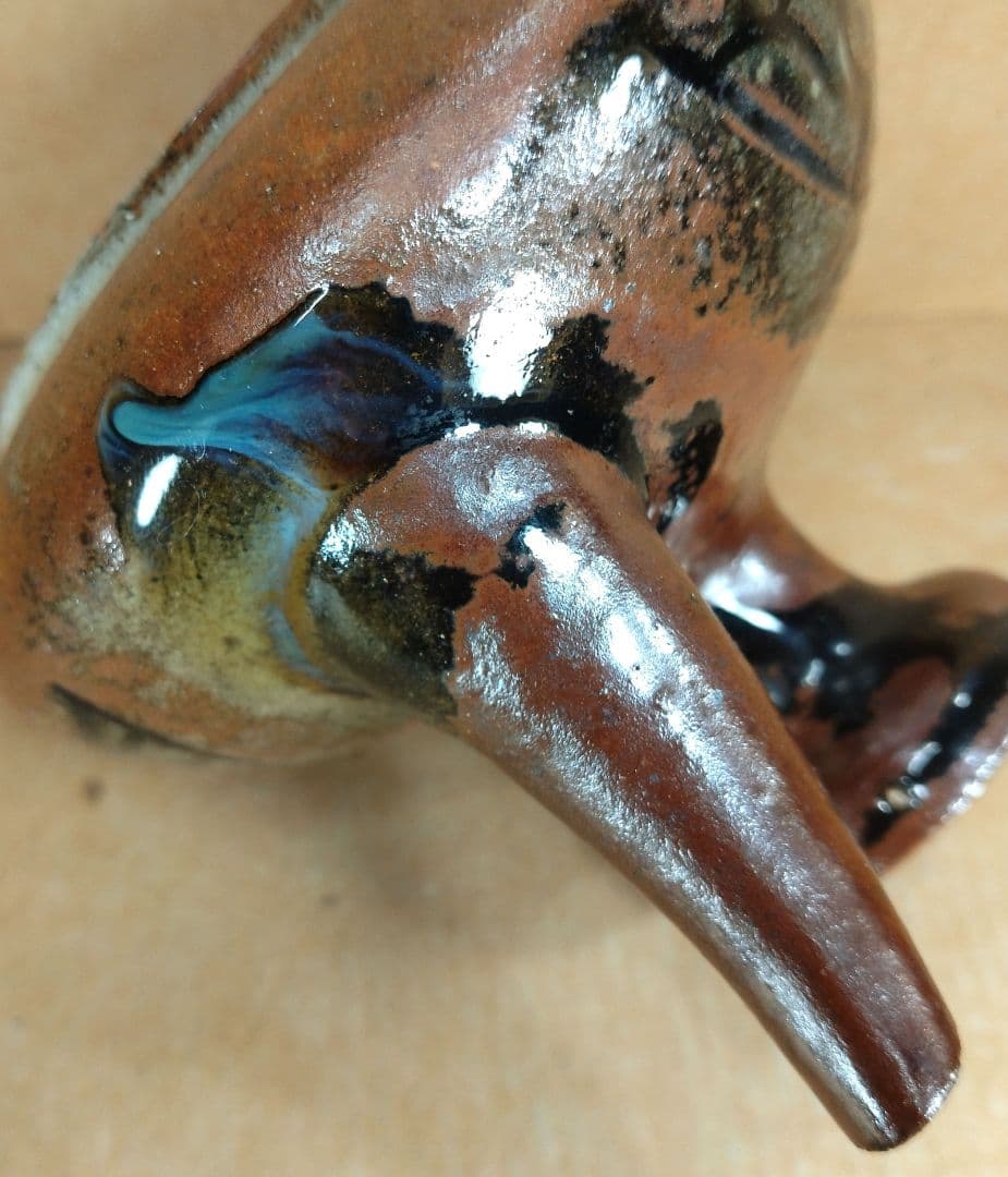 【本物保証】金城次郎 壷屋焼 カラカラ(魚2匹）共箱 栞 人間国宝 やちむん