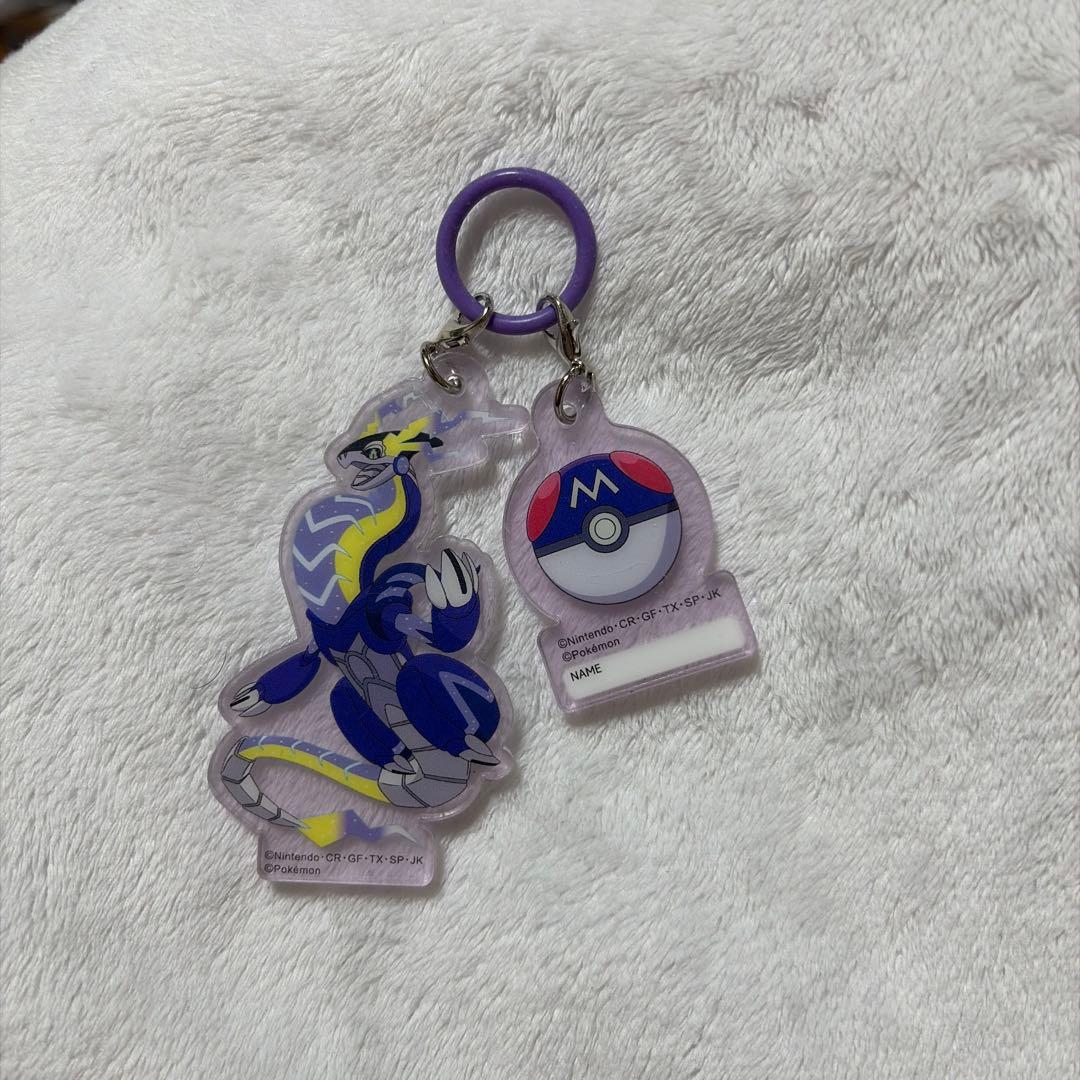 ポケモン アクリルキーホルダー 紫 - メルカリ