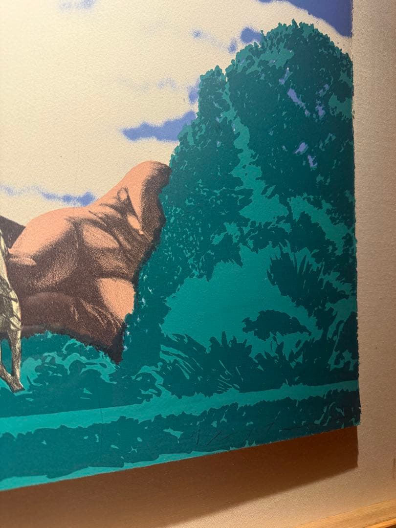 池田満寿夫【Margaret's Garden】　シルクスクリーン