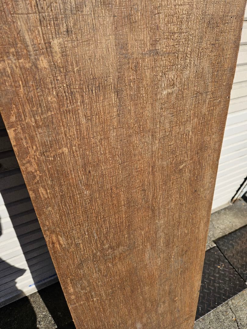 日本のアンティーク 古い裁板 在銘 無垢 一枚板 裁ち台 作業台