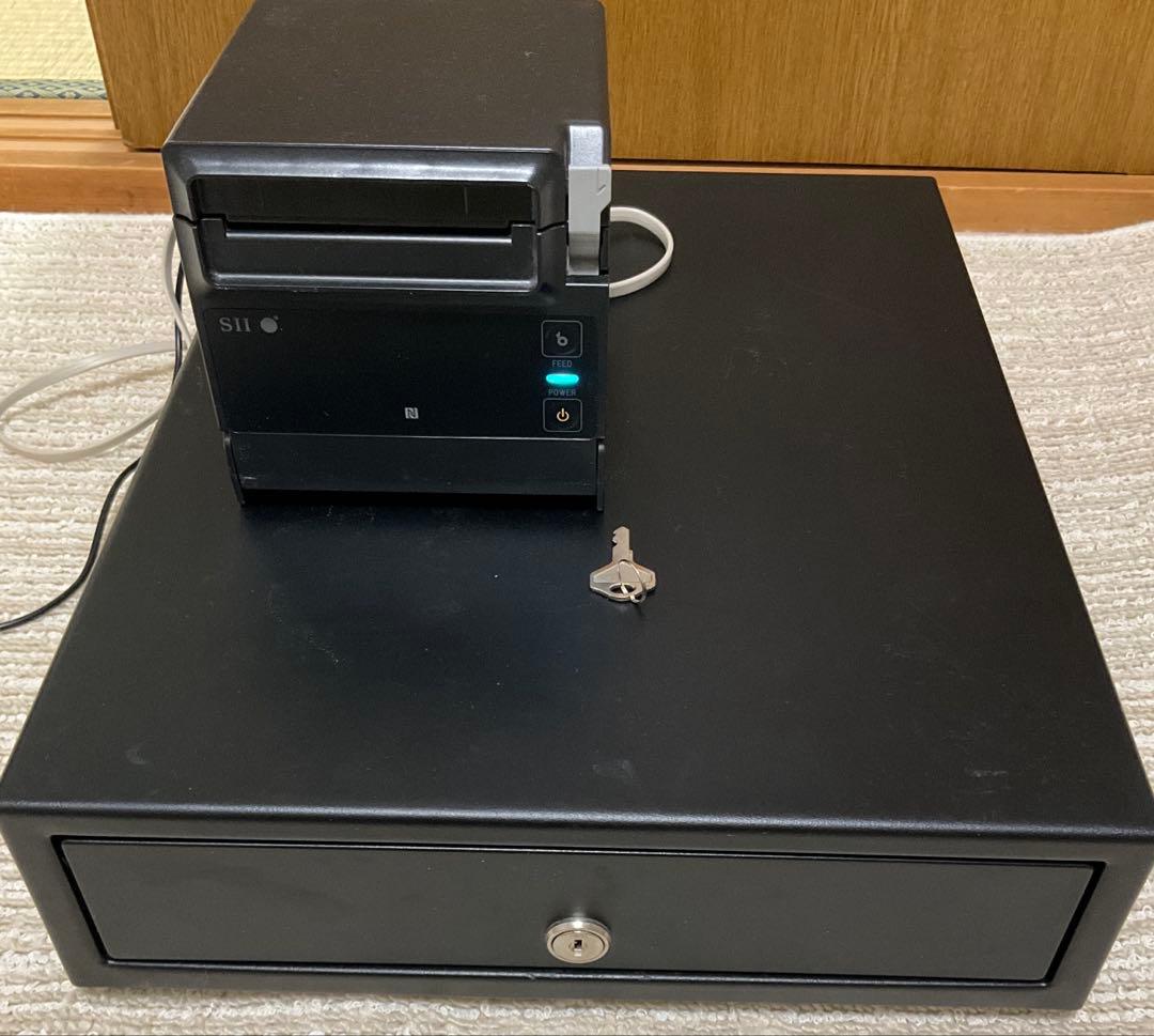 セイコーインスツル SⅡ RP-F10レシートプリンター ドロアセット エアレジ