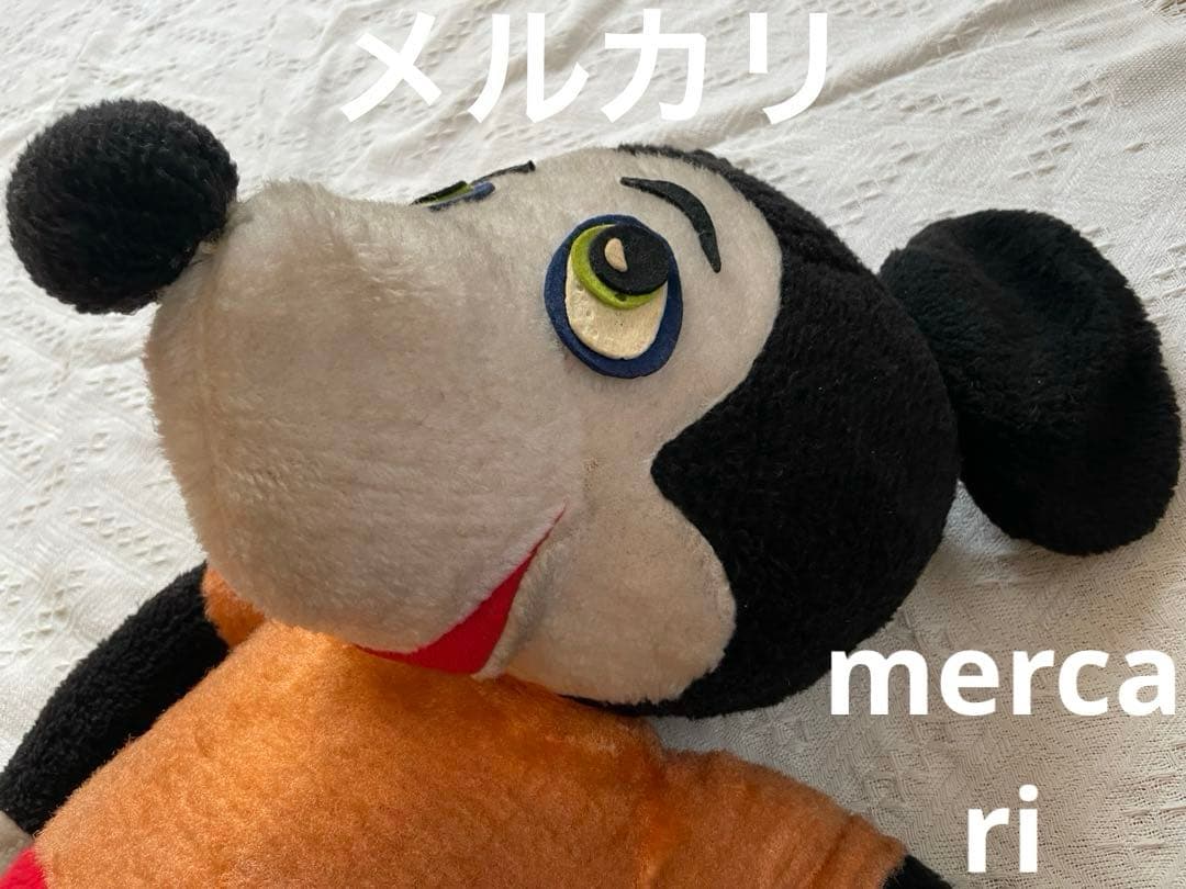 【希少】ビィンテージ　ミッキー マウス　特大ぬいぐるみ　1970年代〜80年代