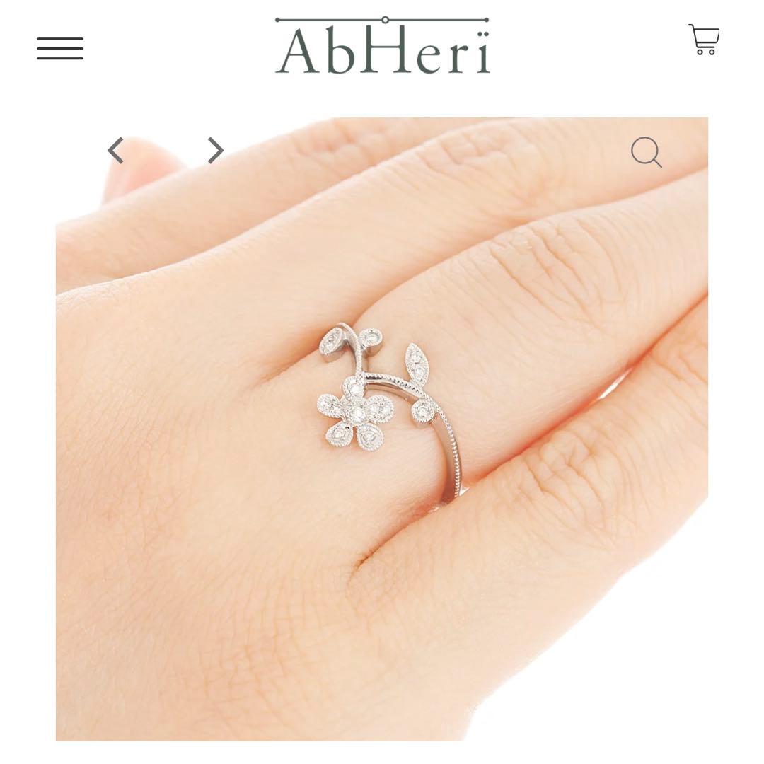 最終値下げ　Abheri アベリ　リング　指輪　8.5号　ピンクゴールド