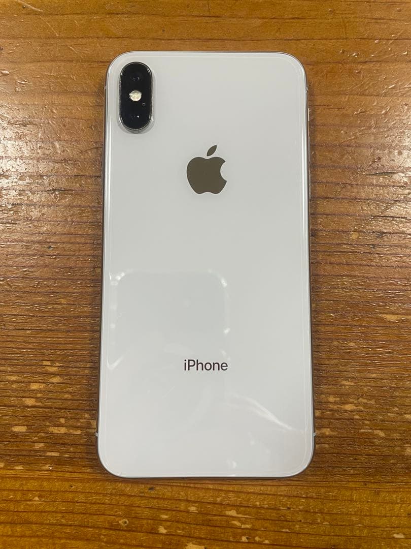 iPhone X silver 64GB SIMフリー