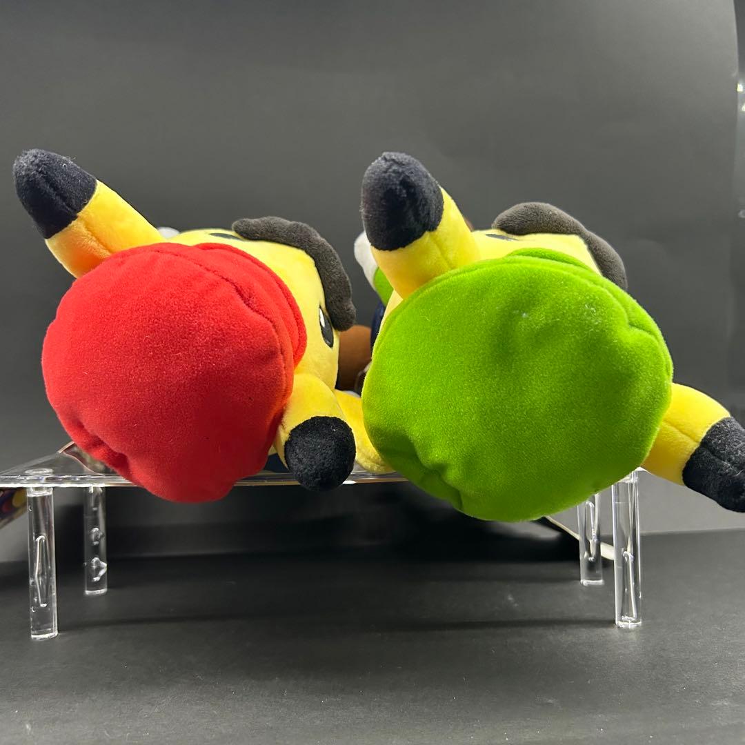 マリオピカチュウ・ルイージピカチュウ セット マスコット【タグ付き】