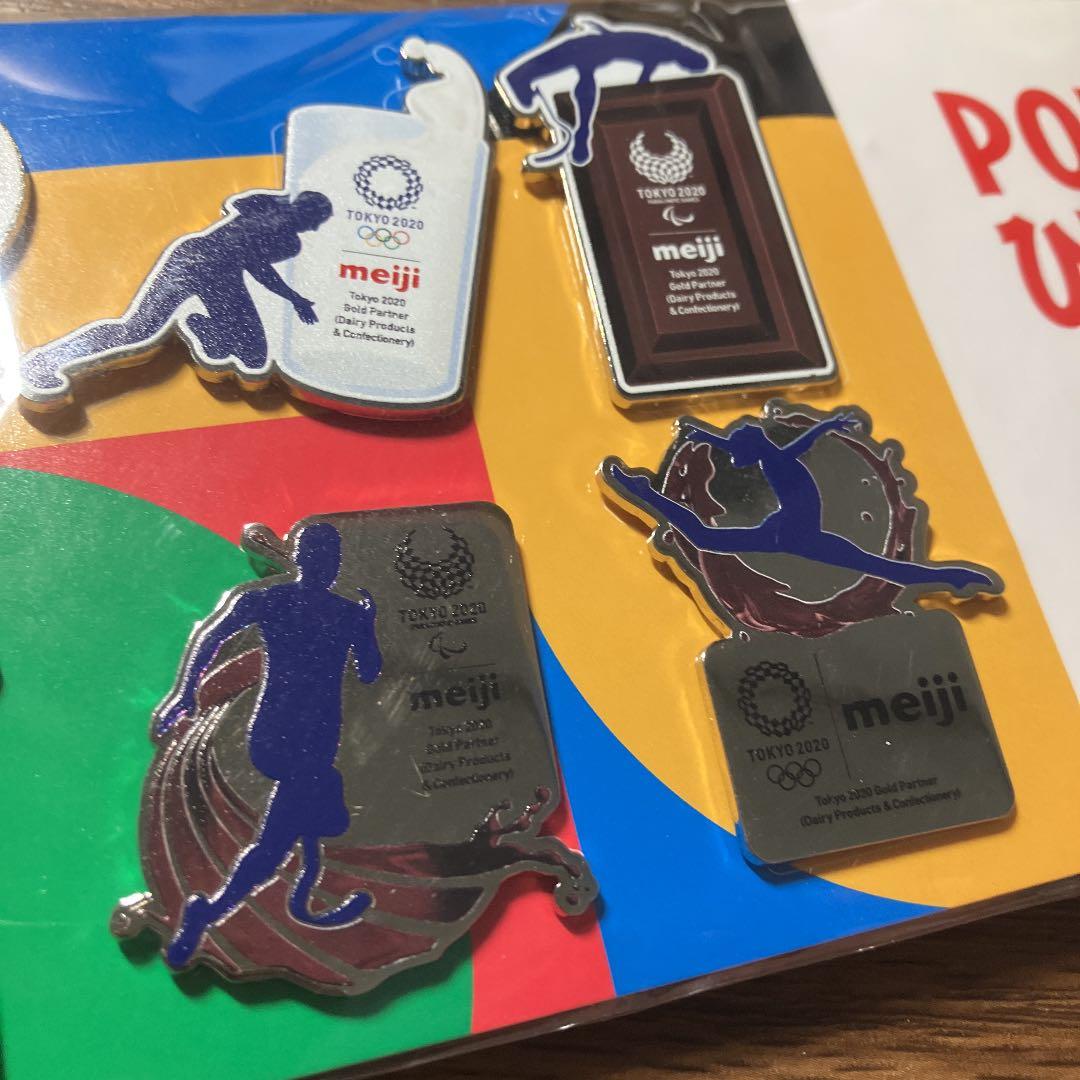 東京オリンピック パラリンピック 明治 ピンバッジ ピンズ