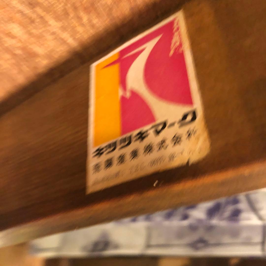 Sale 極美品キツツキマーク ヴィンテージ コロニアル メラニントップテーブル