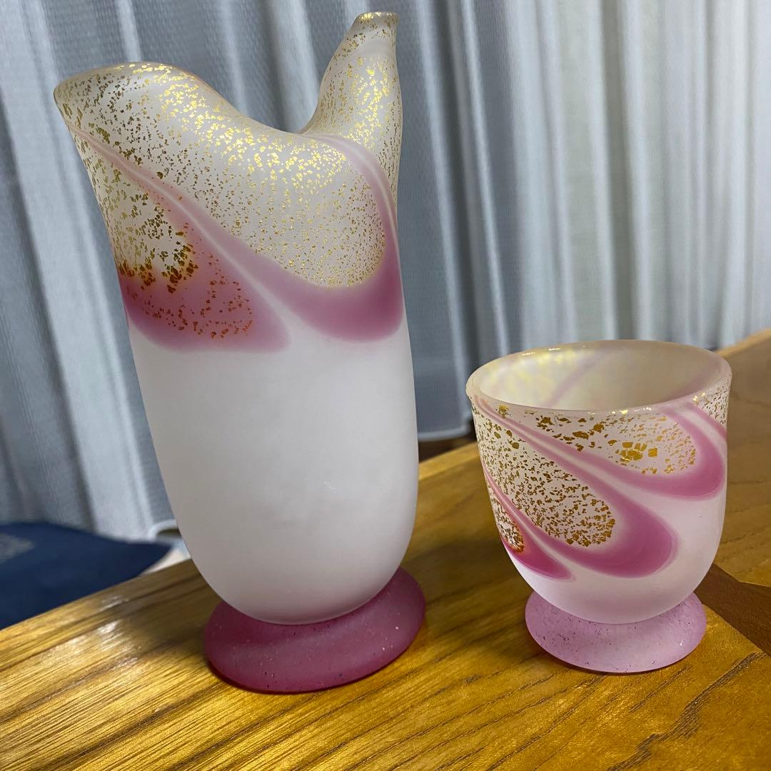 津軽びいどろ ぐい呑み 大川薫 ガラス - メルカリ