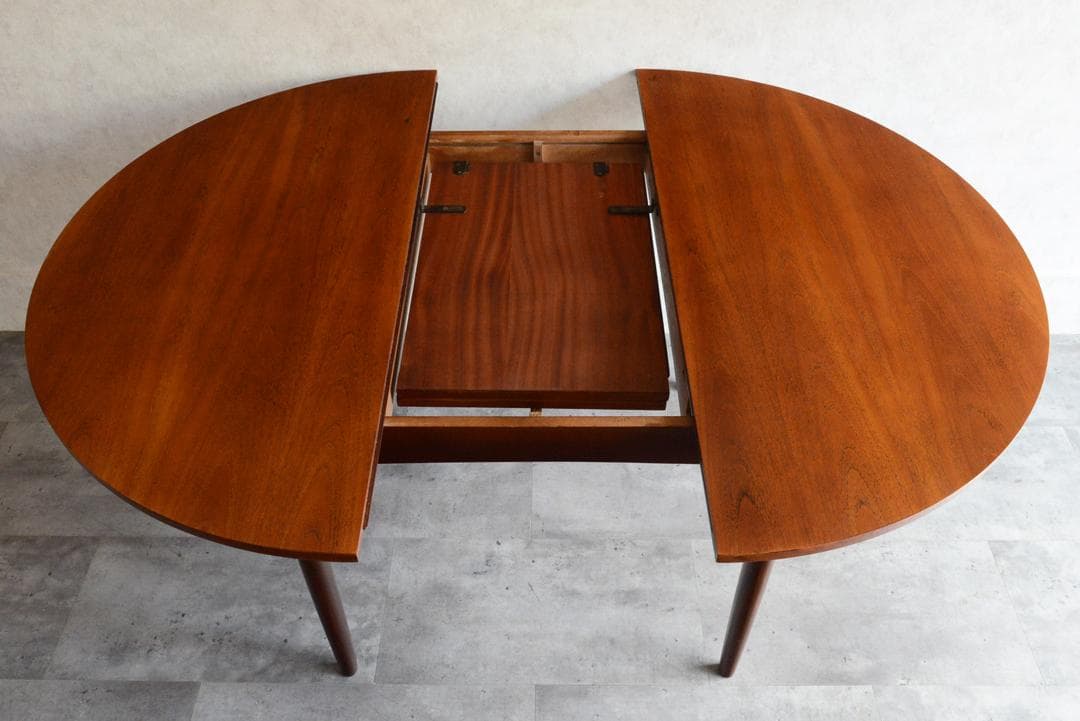 G-PLAN ヴィンテージ ラウンド ダイニングテーブル コンパクト 伸縮式