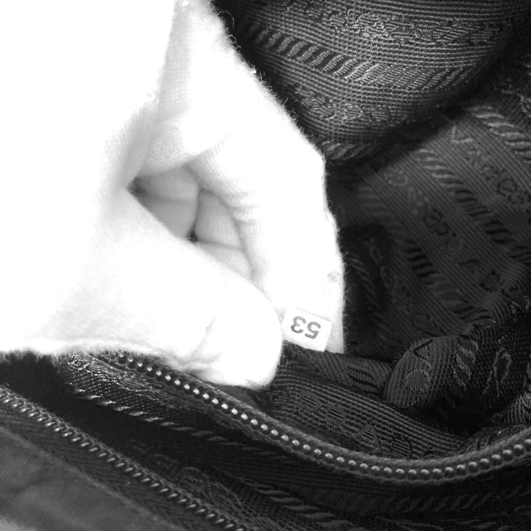 美品　プラダ　PRADA ショルダーバッグ　トートバッグ　黒　ブラック　ナイロン