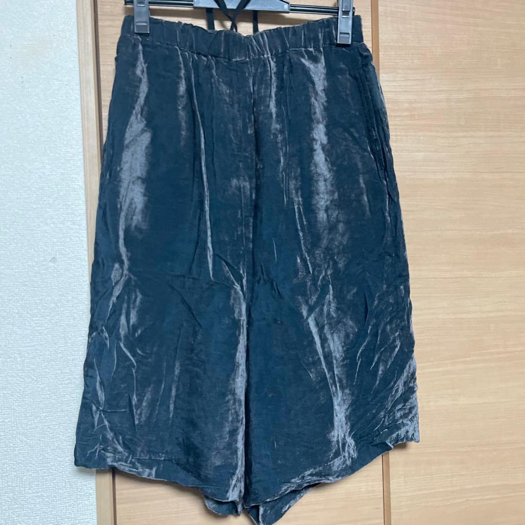 名作AD2008【コムデギャルソン】薄手ベロアペンギンパンツ サルエル