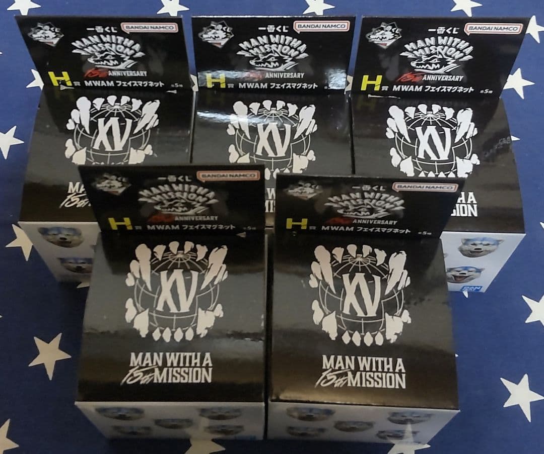 一番くじ マンウィズ H賞 フェイスマグネット 5種コンプセット - メルカリ