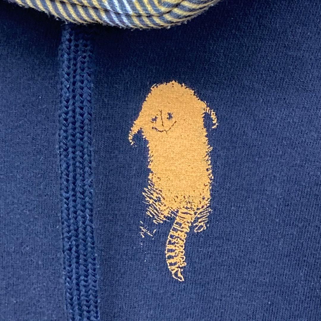 米津玄師 せきついくんパーカー チェック スウェット ジップパーカー