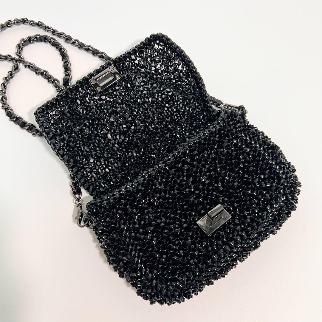 美品✨ANTEPRIMA ルケット ワイヤーショルダーバッグ ターンロック