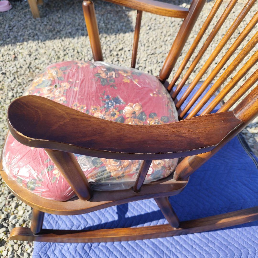 家具 東洋ファニチャー ロッキングチェア 揺り椅子 椅子 レトロ - メルカリ