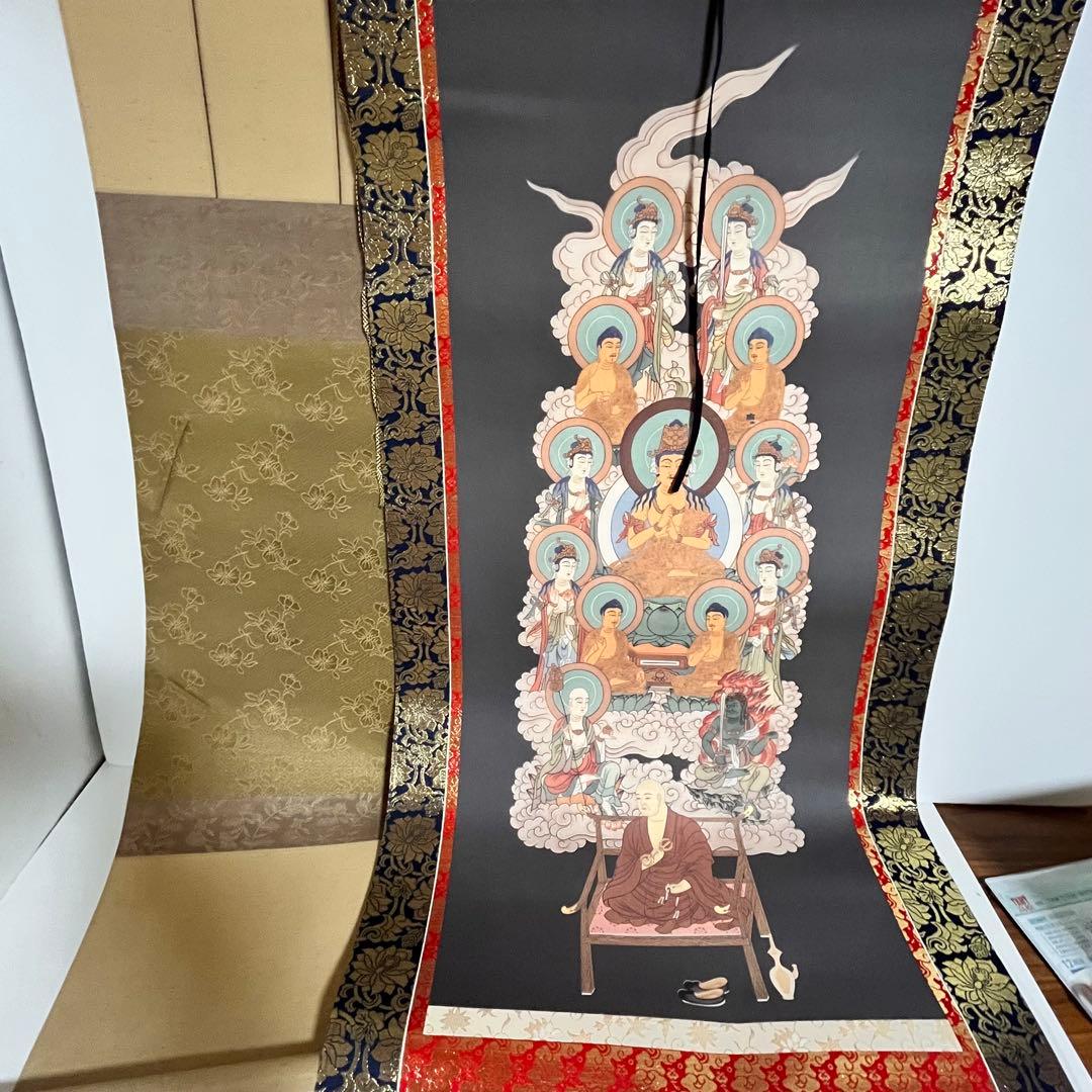 【お買い得】掛け軸（木箱・収納箱付き）　13本まとめ売り