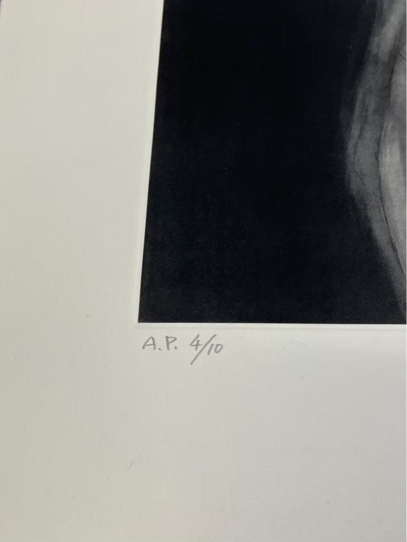 舟越桂《大切な少しの言葉》2013年 AP4/10 銅版画