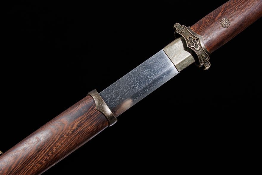 【長いシンプルな唐刀】 漢剣 古兵器 武具 刀装具 高級 鑑賞用 長剣 装飾用