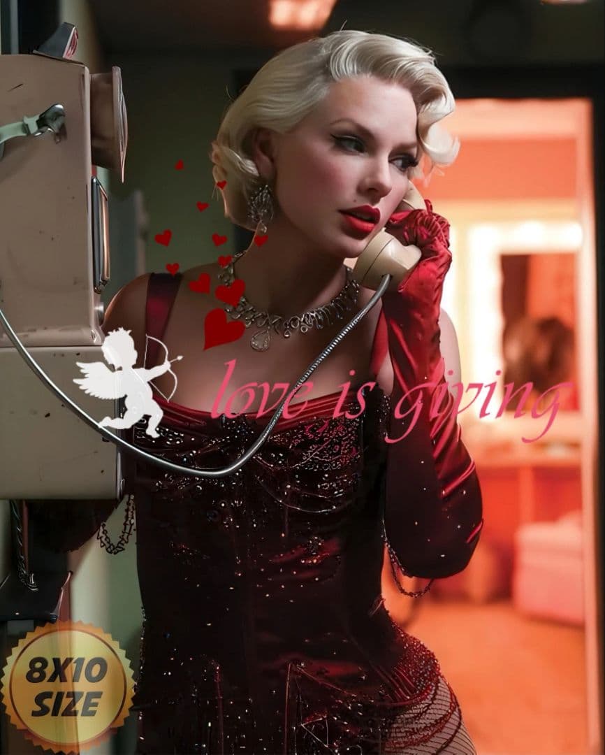 テイラー・スウィフト フチなし写真光沢フォトペーパーに