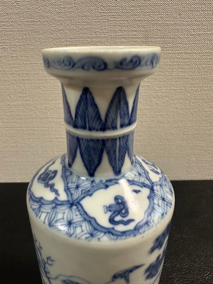 中国骨董 青花人物棒槌瓶 清時代 - AUTOMATIZARELHOGAR.COM