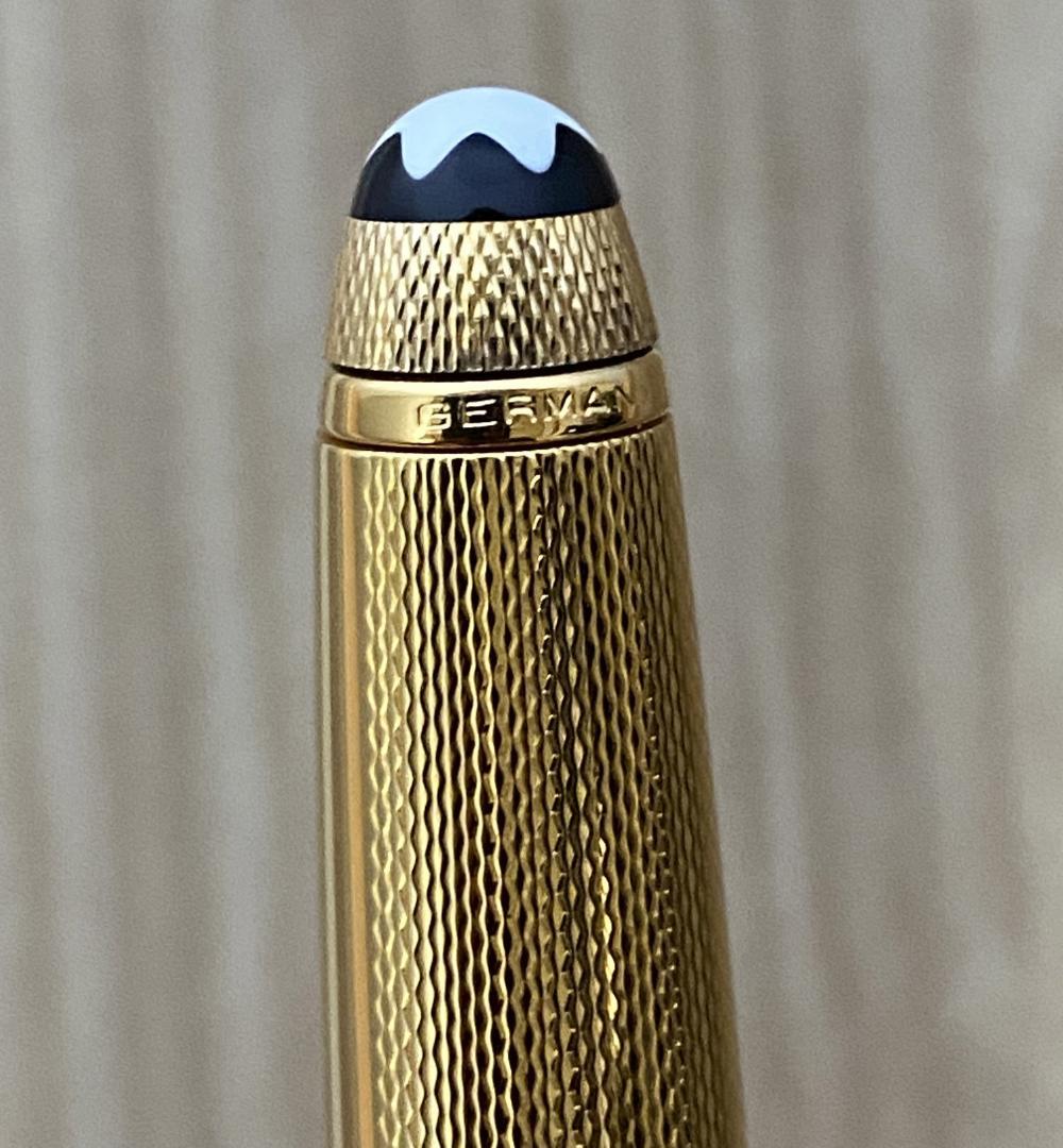 超美品 モンブラン ソリテール 1644 ゴールドプレート バーレイ