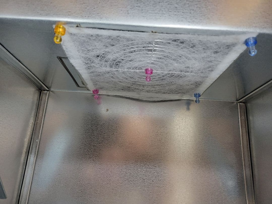 G-BOOTH S-03 コンパクト塗装ブース実用新案 風量475m3/h 整流 板