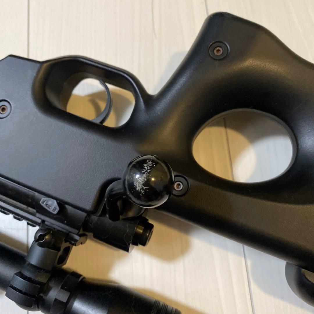 スコープ付きブラックスナイパーライフル