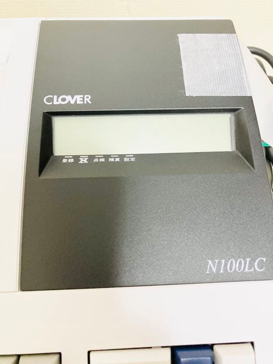CLOVER クローバー レジスター N100LC 鍵・取説・ロール紙×9
