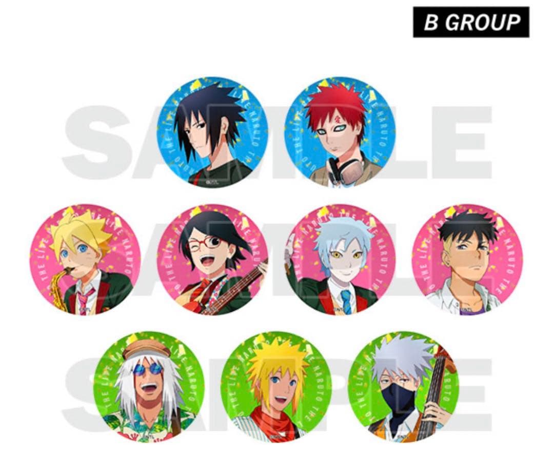 NARUTO - ナルト - THE LIVE 缶バッジ おまけ付き