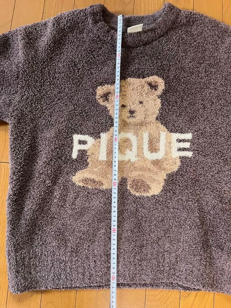 けんや・ジェラート・ピケ・ルームウェア Mサイズ クマ刺繍付き