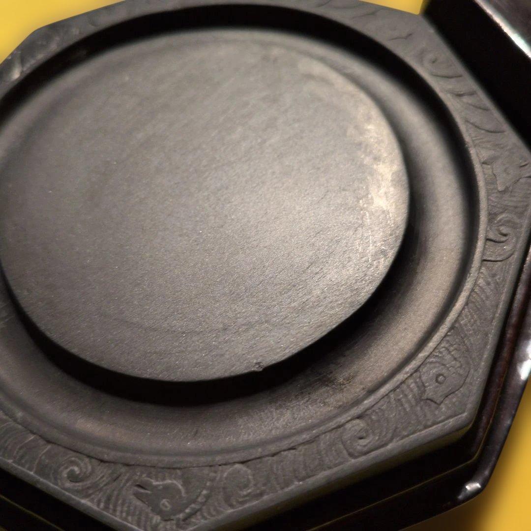 中国美術【八角形硯】馬＆魚 骨董 鑑賞 - メルカリ